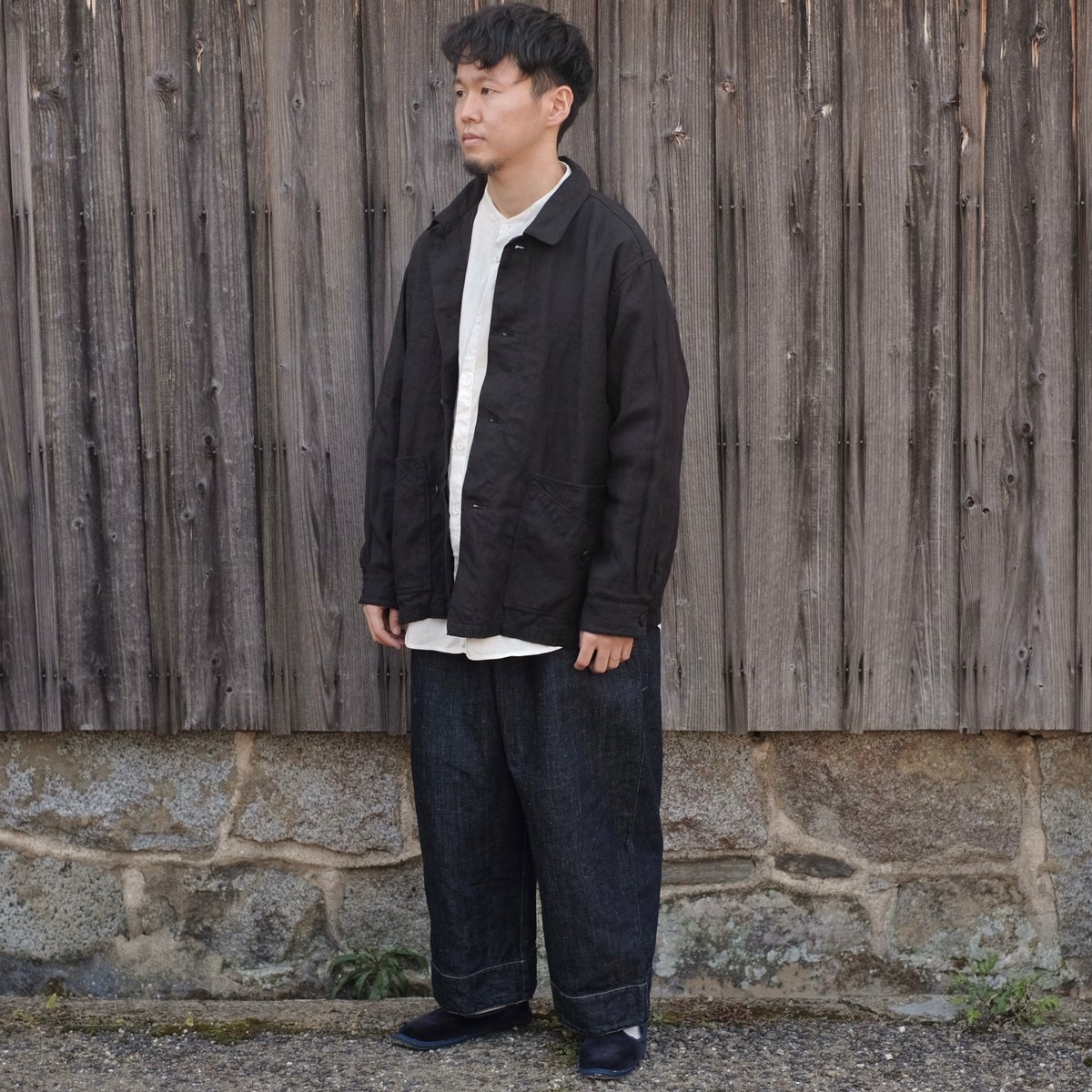 MITTAN / 和紙大麻ジャケット / JK-82 / 黒 | gallery hito