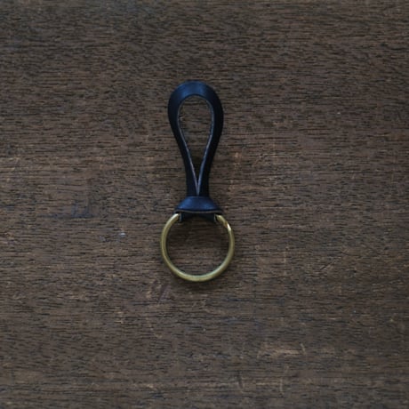 ANDADURA / key holder (gold) / navy