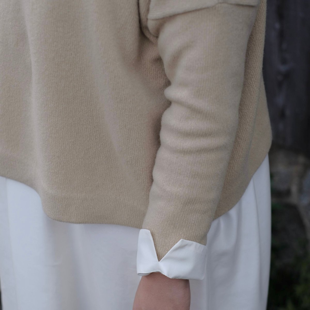 Yoli / Short knit / Camel | gallery hito