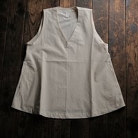 Yoli / Cotton long knit / White | gallery hito