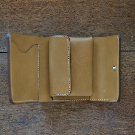 ANDADURA / compact wallet / beige