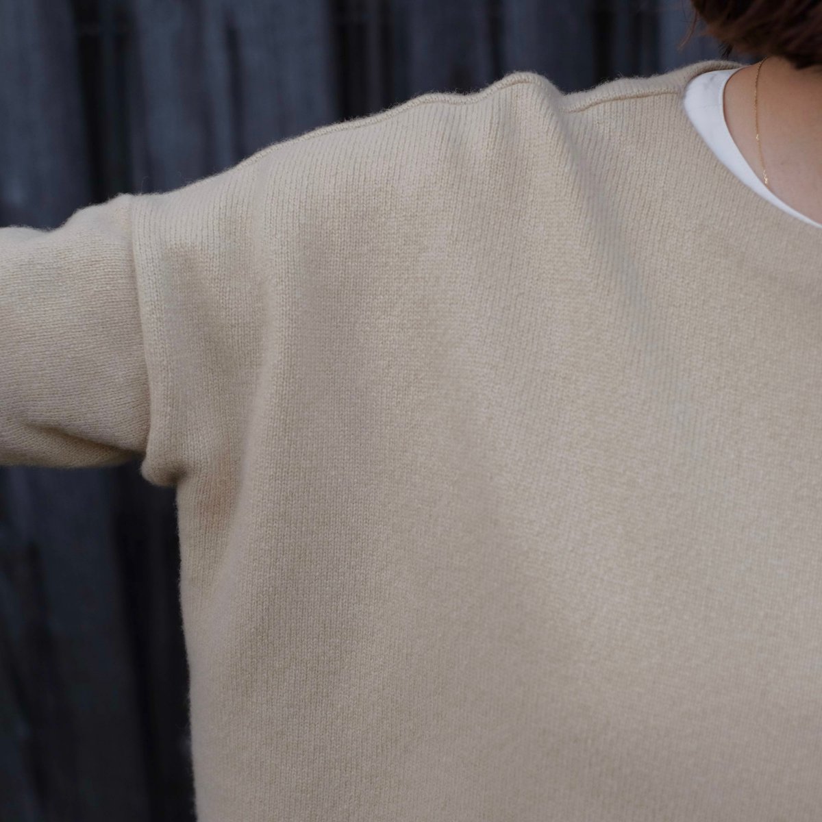 Yoli / Short knit / Camel | gallery hito