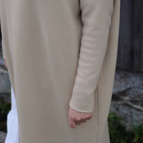 Yoli / Long knit onepiece / YL-OP10-24AW / Camel
