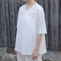 Yoli / Cotton simple jacket / Black | gallery hito