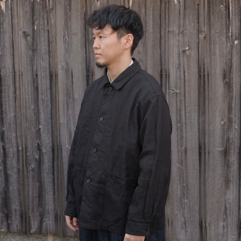 MITTAN / 和紙大麻ジャケット / JK-82 / 黒 | gallery hito