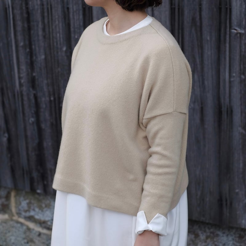 Yoli / Short knit / Camel | gallery hito