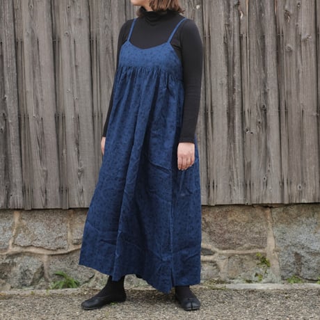 sazanami / Camisole / 深縹花（Navy )