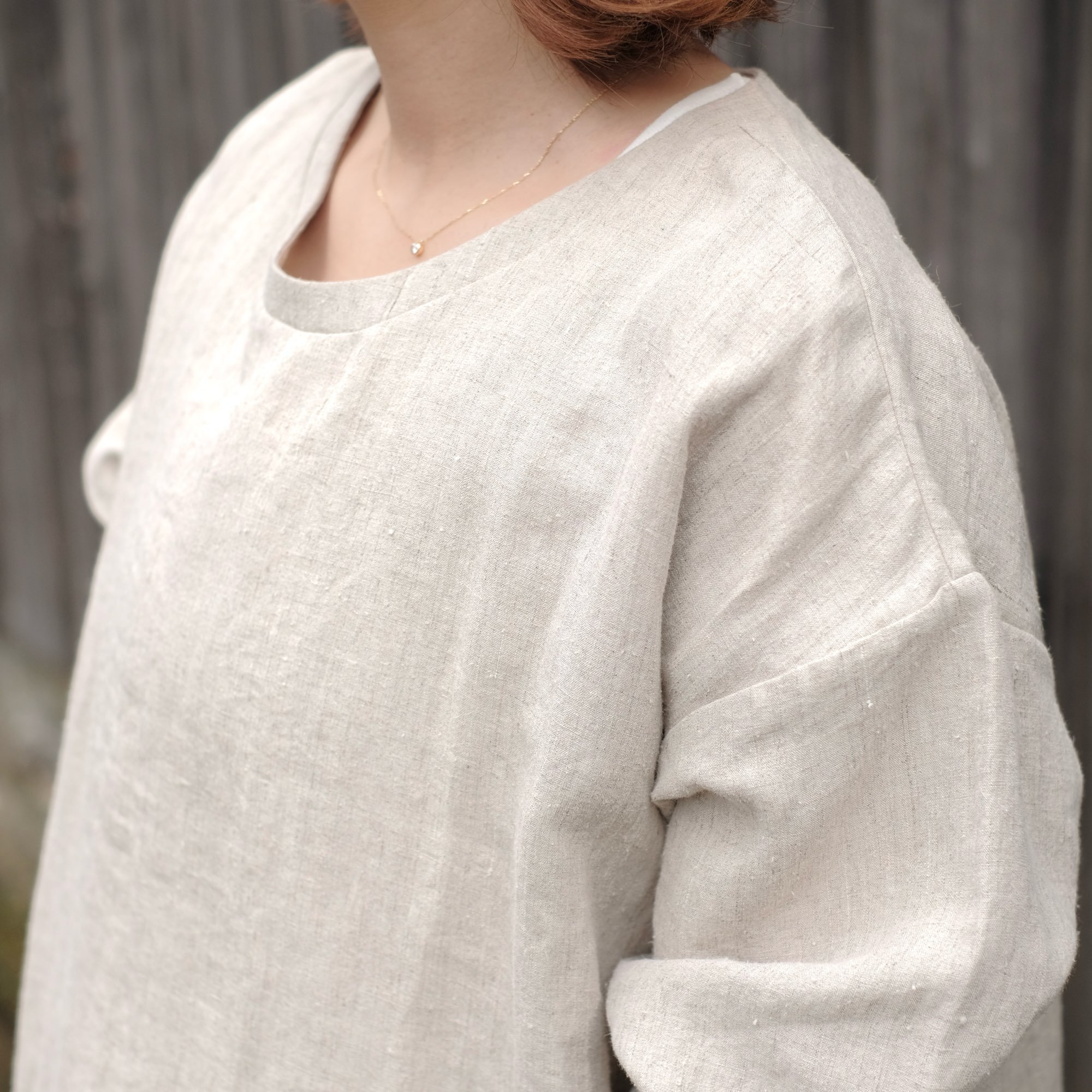 Yoli コットン 長袖プルオーバー 日本製 Yoli / Pullover shirt / Natural | gallery hito