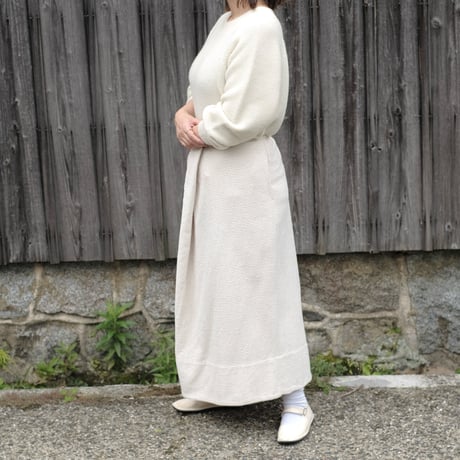 quitan / "Musubi SKIRT / ECRU