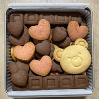 バレンタインくまちゃんクッキー❤️🍪