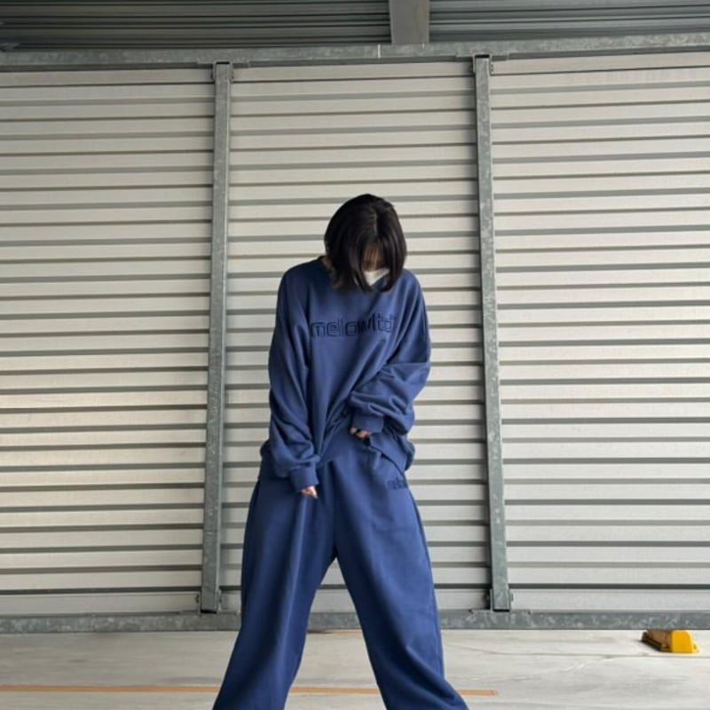 即発送】mellow logo sweat set up | MELLOW