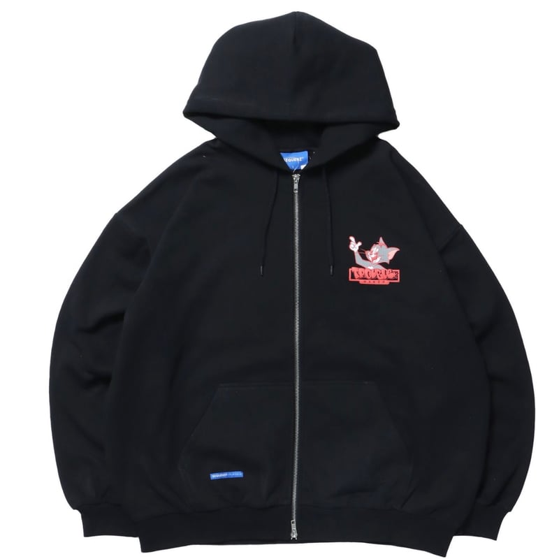 SEQUENZ】TJ GRAFFITI ZIP P/K / トムとジェリー ジップパーカー