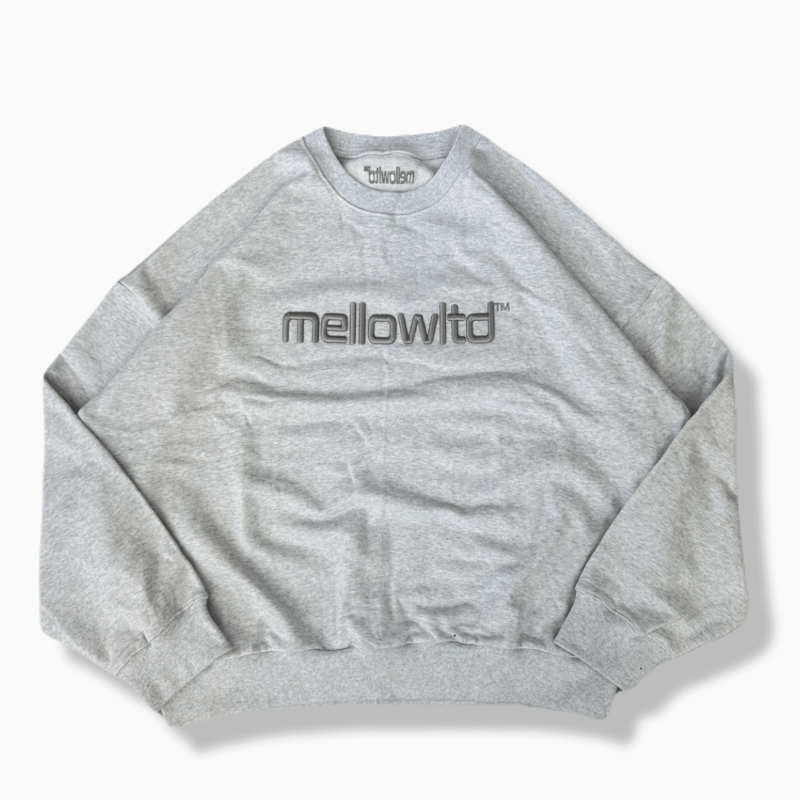 MELLOW（メロー）グレー スウェット M 即発送】mellow logo sweat set up | MELLOW