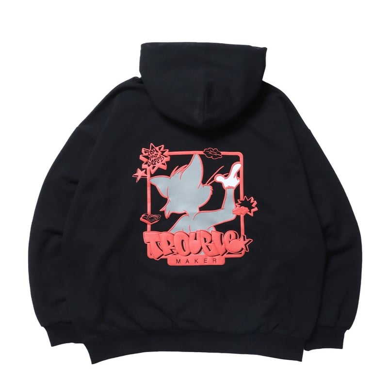 SEQUENZ】TJ GRAFFITI ZIP P/K / トムとジェリー ジップパーカー