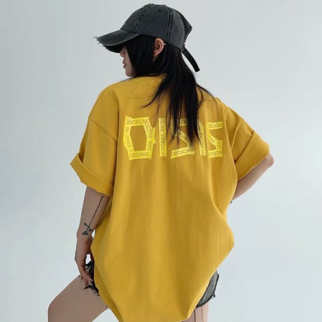 【受注販売】Rice Cake Tape Logo Loose Tee