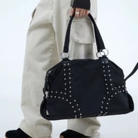 【受注販売】Round Studs Hand Bag