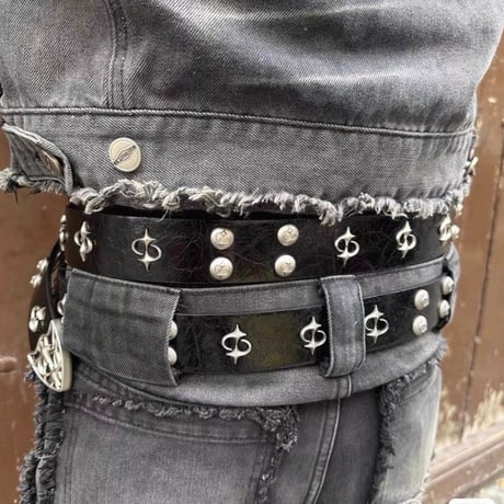 【受注販売】Gothic Punk Tribal Belt【大人気アイテム】