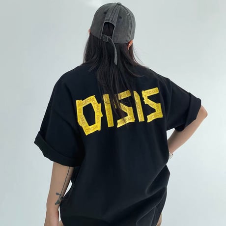 【受注販売】Rice Cake Tape Logo Loose Tee