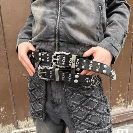 【受注販売】Gothic Punk Tribal Belt【大人気アイテム】