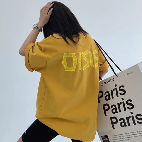 【受注販売】Rice Cake Tape Logo Loose Tee