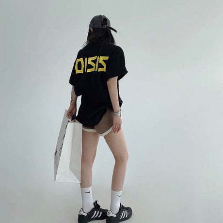 【受注販売】Rice Cake Tape Logo Loose Tee