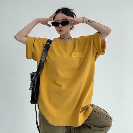 【受注販売】Rice Cake Tape Logo Loose Tee