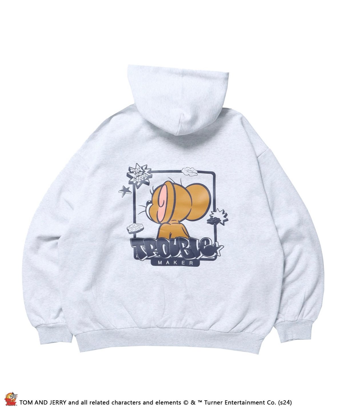 SEQUENZ】TJ GRAFFITI ZIP P/K / トムとジェリー ジップパーカー