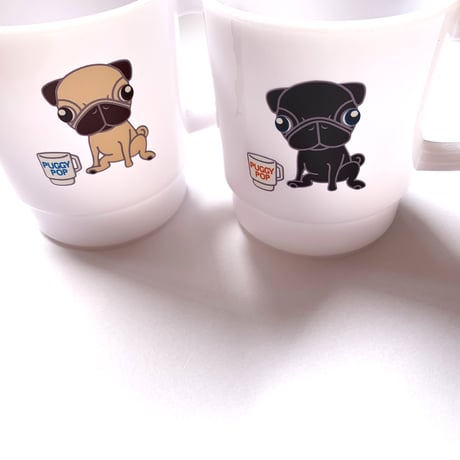 スタッキングパグプラカップ