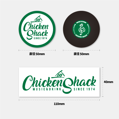 Chicken Shack 50th Sticker