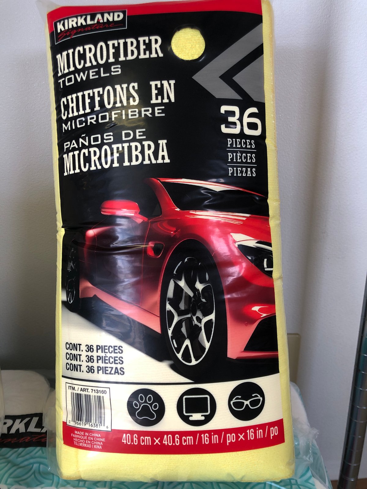 カークランド マイクロファイバータオル36枚×3セット