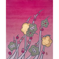 梅花図　小（Plum blossoms mini）