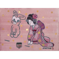 舞妓と茶図（Tea ceremony with maiko)