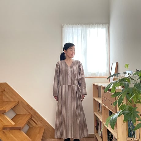 会津木綿　ハンドメイド　ブラウスNo.170 会津木綿 ハンドメイド ブラウスNo.170 会津木綿 ハンドメイド