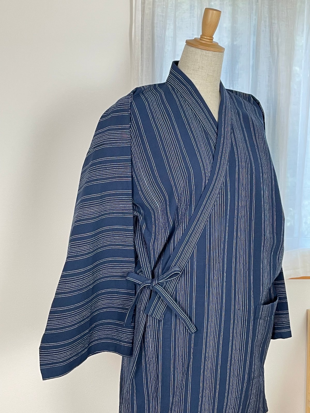 会津木綿 メンズ作務衣【オーダーをいただいてからの製作】 | 風里