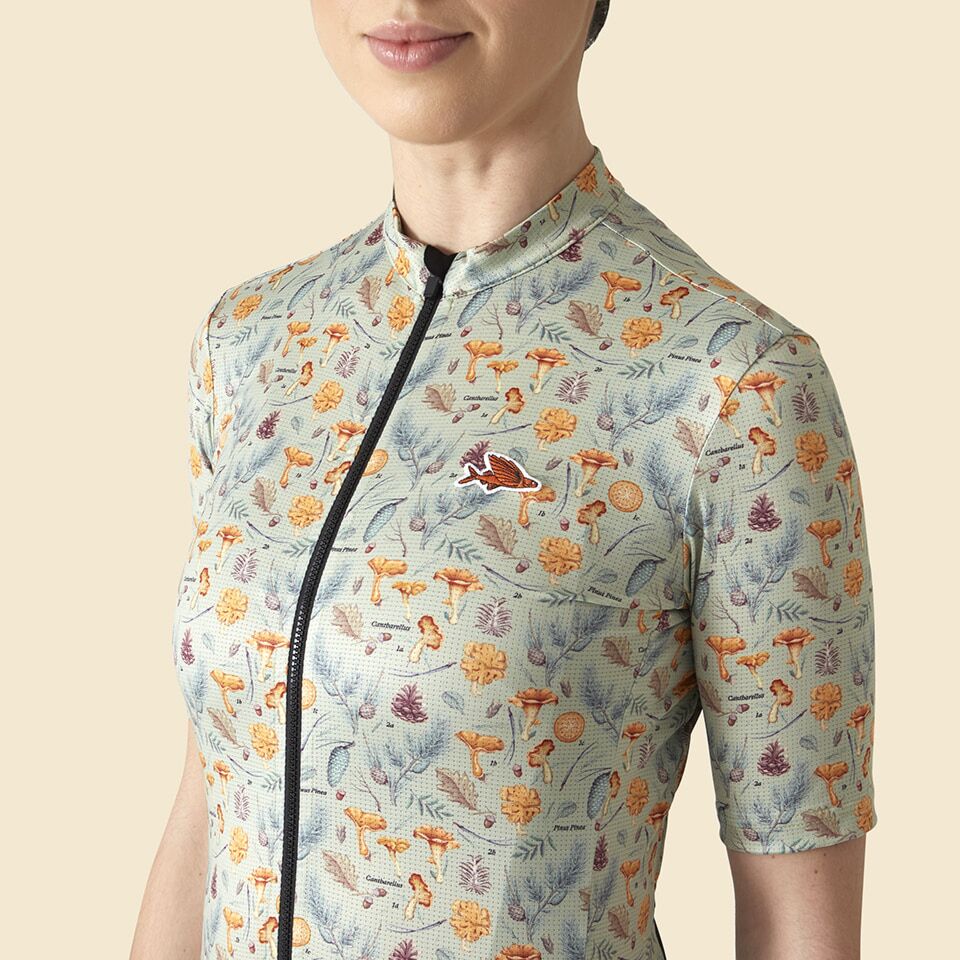 Café du Cycliste レディース　花柄サイクルジャージ Café du Cycliste レディース 花柄サイクルジャージ