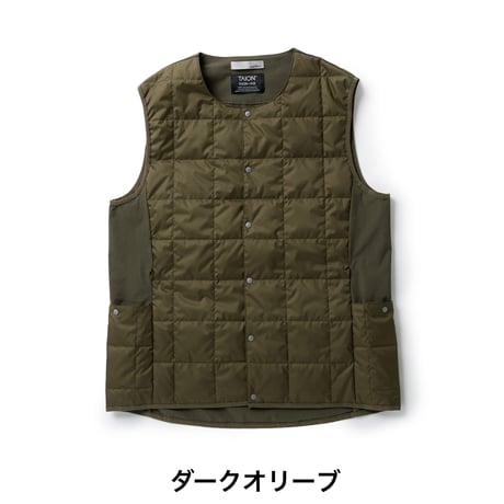 【narifuri × TAION】 サイドポケットインナーダウンベスト