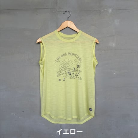 【super.natural】 [sn]xNFC リフモン ノースリーブ Tシャツ