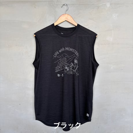 【super.natural】 [sn]xNFC リフモン ノースリーブ Tシャツ