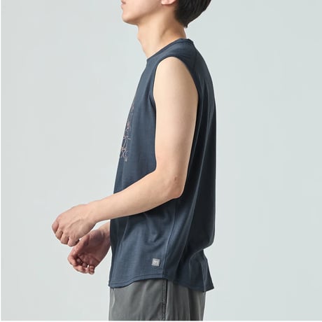 【super.natural】 [sn]xNFC リフモン ノースリーブ Tシャツ