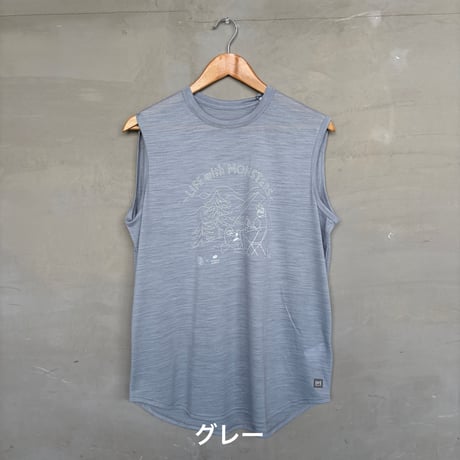 【super.natural】 [sn]xNFC リフモン ノースリーブ Tシャツ
