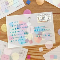 【販売終了】紙ふぶきの入ったカード パーティ