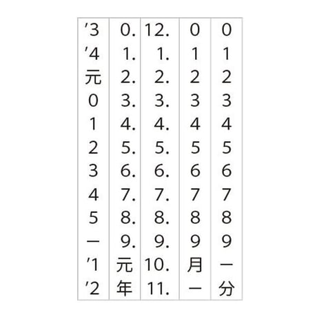 コトリの日付印