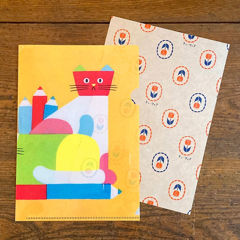 A5クリアファイル 猫 | 鎌倉コトリ