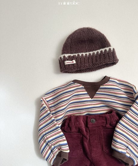 【minirobe】Rainbow sweatshirt