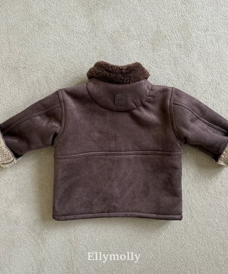 【ellymolly】Soft Two-Tone Mustang Jacket