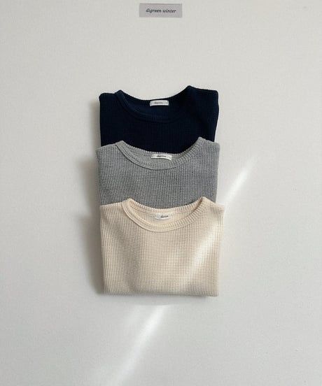 【digreen】Rafe Waffle Tee