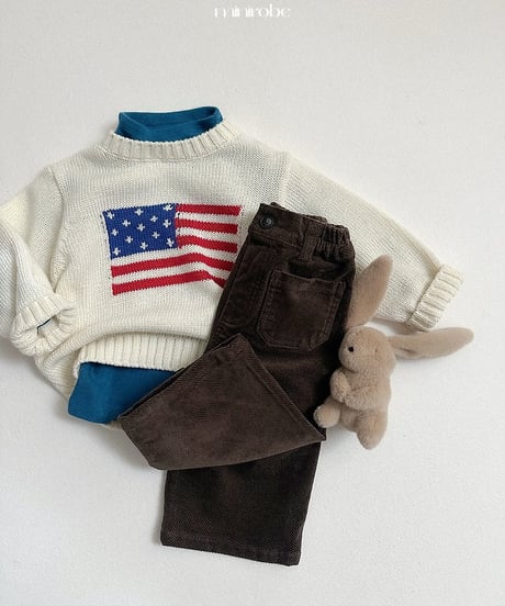 【minirobe】Kiko pocket pants