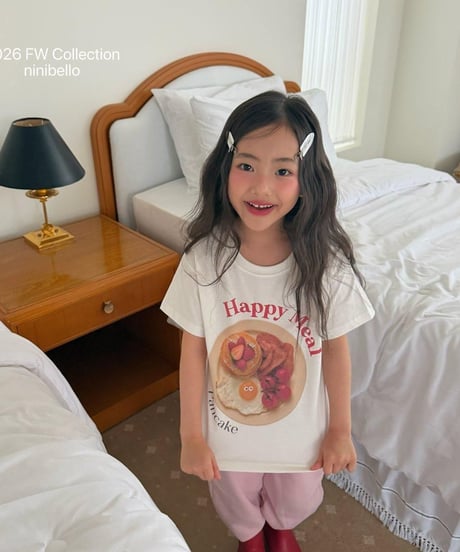 【ninibello】Happy Meal Short Sleeve Tee (Adult)