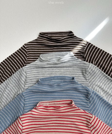 【minirobe】Merry mock neck tee