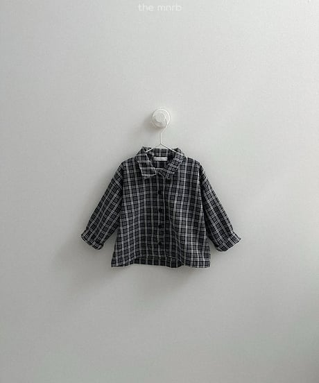 【minirobe】Lia Check Shirt